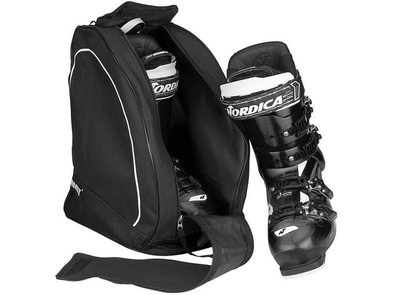 Summit Skischoentas Zwart Wit 5 Summit Skischoentas Zwart Wit - Afbeelding 3