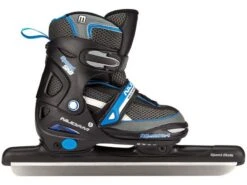 Nijdam Norenschaats Junior Verstelbaar-Semi Softboot Blauw