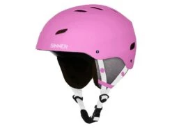 Sinner Skihelm Bingham Matte Pink