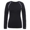 Icepeak Dames Thermoshirt Bamba Lange Mouw Zwart